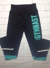 Justice Black & Blue Leggings
