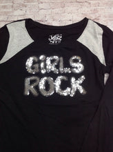 Justice Black & Gray Top
