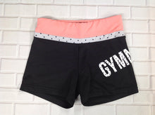 Justice Black & Orange Shorts