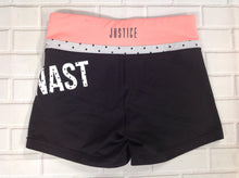 Justice Black & Orange Shorts