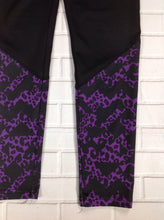 Justice Black & Purple Leggings