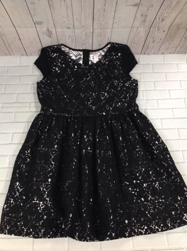 Justice Black & Silver Dress