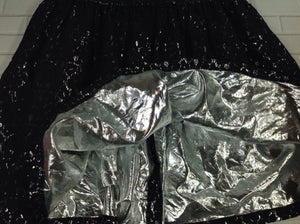 Justice Black & Silver Dress