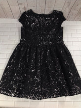 Justice Black & Silver Dress