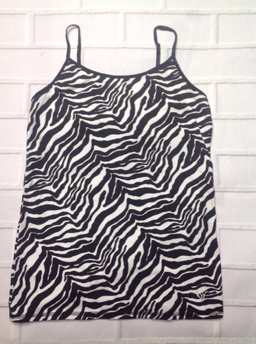 Justice Black & White Top