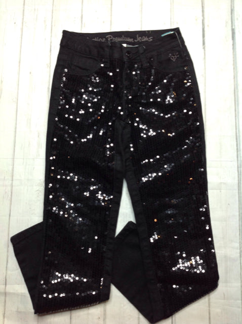 Justice Black Jeans