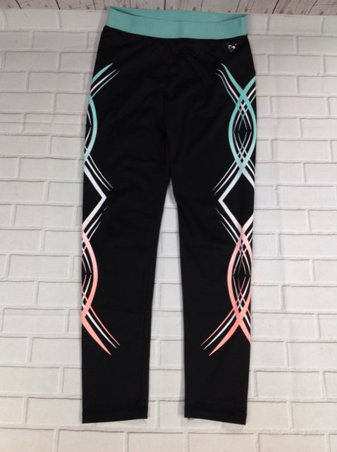 Justice Black Print Leggings