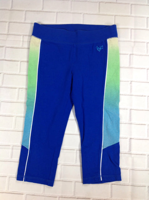 Justice Blue & Green Capris