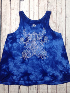 Justice Blue & Silver Top