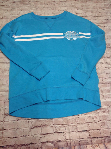 Justice Blue & White Top