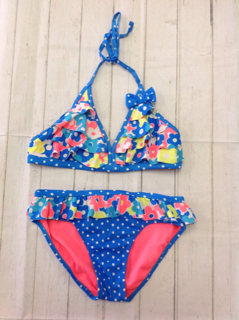 Justice Blue Print Swimwear