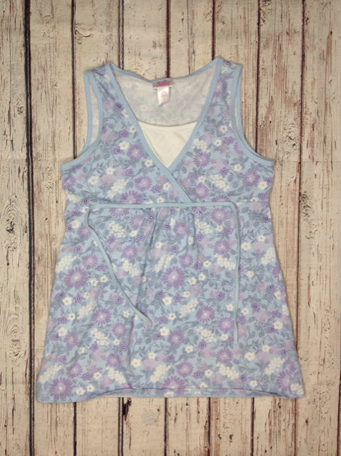 Justice Blue Print Top