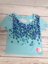 Justice Blue Print Top