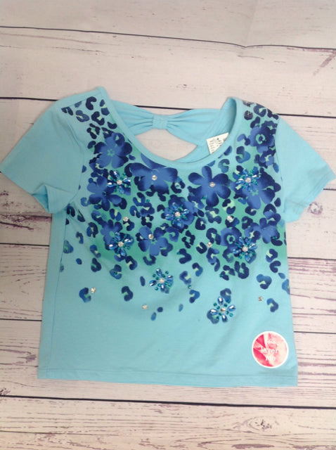 Justice Blue Print Top