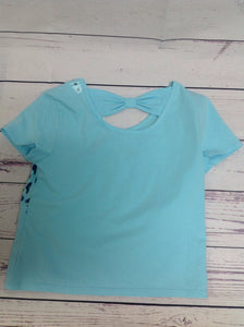 Justice Blue Print Top