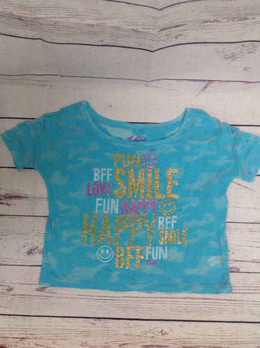Justice Blue Print Top