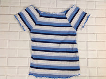 Justice Blue Print Top