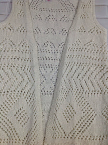 Justice CREAM & SILVER  Vest