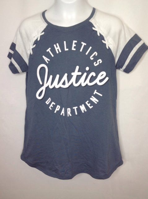 Justice DARK GRAY & WHITE Top