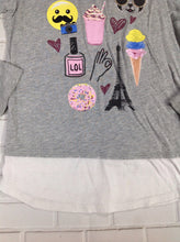 Justice GRAY PRINT Top