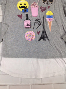 Justice GRAY PRINT Top