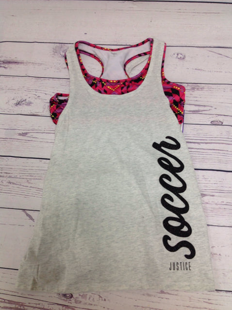 Justice Gray & Pink Top