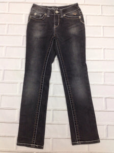 Justice Gray Denim Jeans