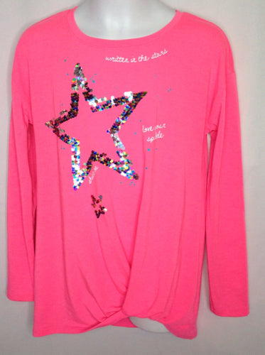 Justice Hot Pink Top