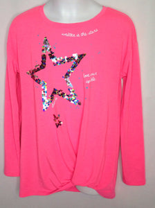 Justice Hot Pink Top