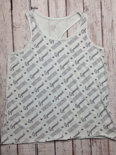Justice Mint Green & Gray Top