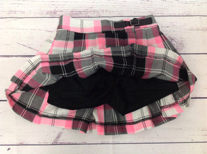 Justice PINK & BLACK Skort