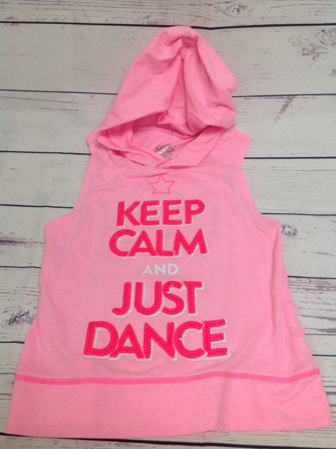 Justice PINK PRINT Top