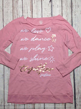Justice PINK PRINT Top