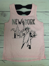 Justice PINK PRINT Top