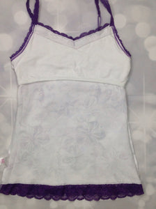 Justice PURPLE & WHITE Top