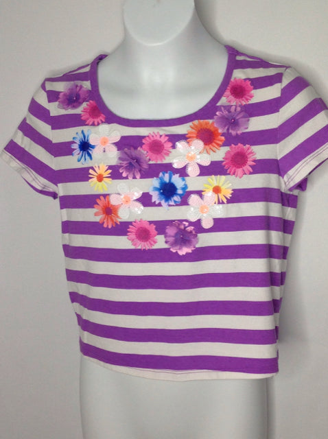 Justice PURPLE & WHITE Top