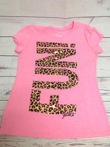 Justice Pink & Gold Top