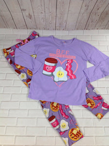 Justice Purple Print Sleepwear