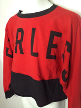 Justice Red & Black Top