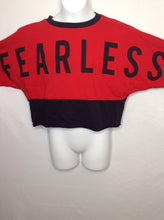 Justice Red & Black Top