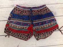 Justice Red & Blue Shorts