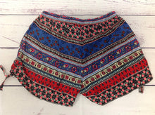 Justice Red & Blue Shorts
