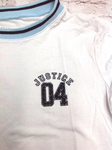 Justice WHITE & BLUE Top