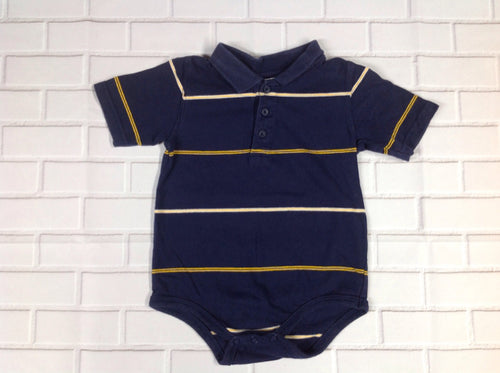 Kid Connection Navy Print Top