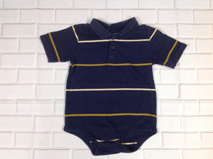 Kid Connection Navy Print Top