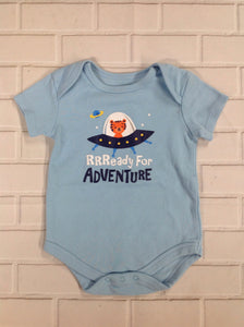 Kidgets Blue Print Top