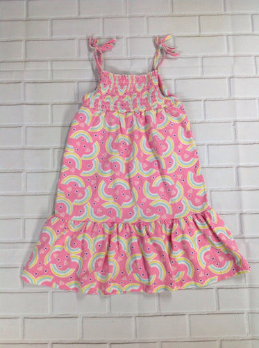 Kidgets PINK PRINT Rainbow Dress
