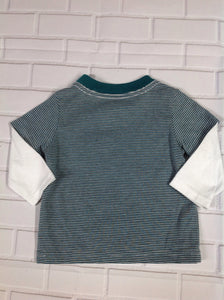 Kids Headquarters GRAY PRINT Top