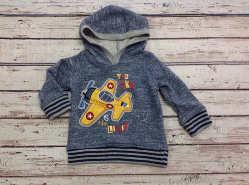 Kids Headquarters NAVY & GRAY Top