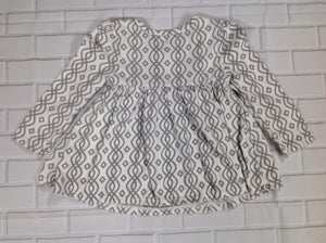 Kids Headquarters White & Gray Top